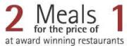 two for the price of one meals
