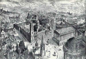 View of Birmingham in 1886