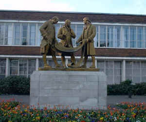William Bloyes Statue of Murdoch, Watt and Boulton