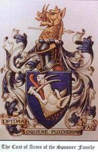 The coat of Arms of the Spooner family