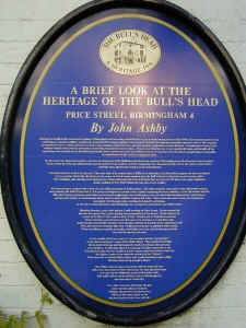 The heritage of the Bull's Head by John Ashby